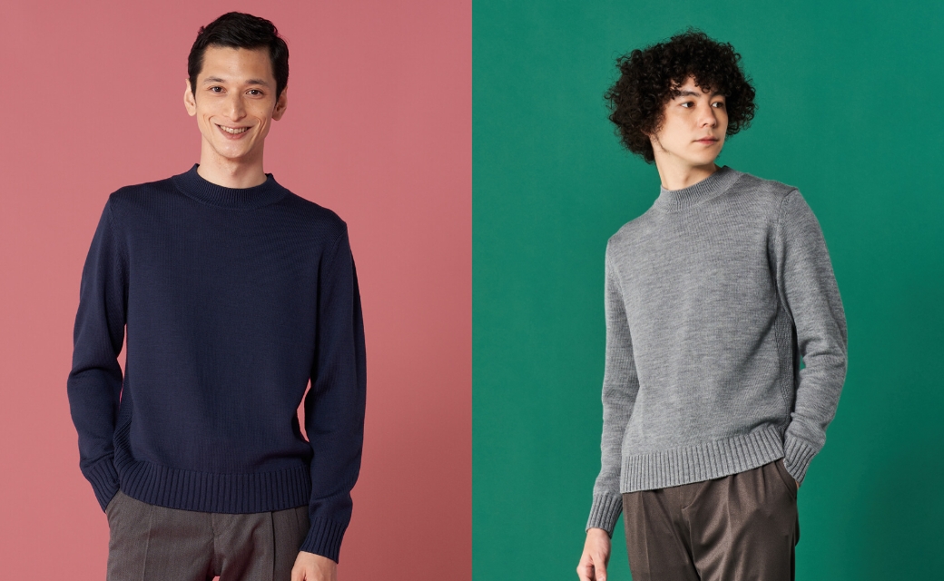 FABRIC TOKYO JOB KNIT WARM(モックネック) | オーダースーツの